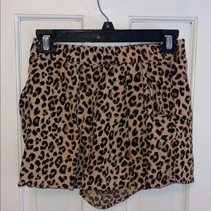 H&M Cheetah Print Shorts (with pockets)